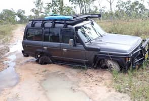 Damaged 4x4