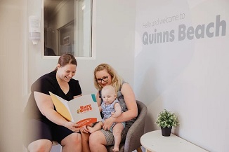 Busy Bees at Quinns Beach
